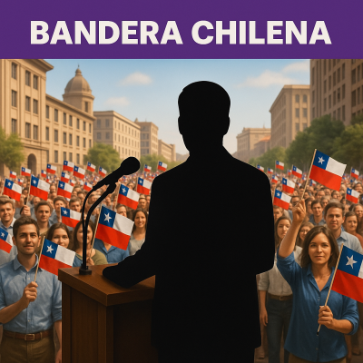 500 Banderas Chilenas 90x60 cms