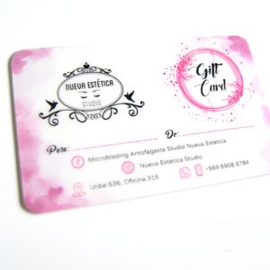 Gift cards pack de 100 con puntas redondas
