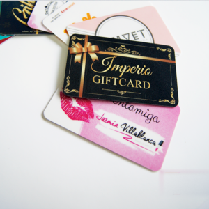 Gift cards pack de 100 con puntas redondas