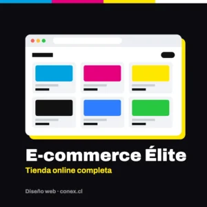 Plan E-commerce Élite de diseño web Conex